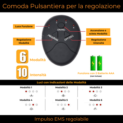 Rassoda Glutei con Funzione stimolante EMS