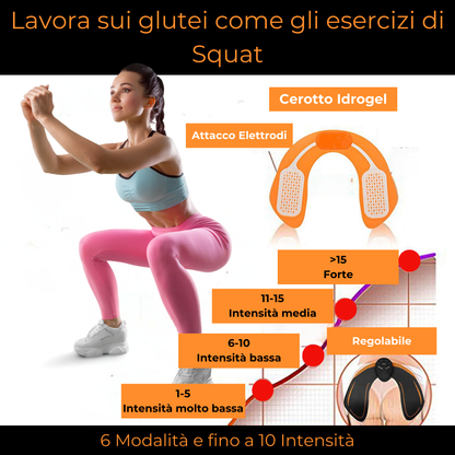 Rassoda Glutei con Funzione stimolante EMS